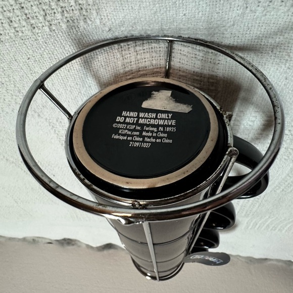 Black and Silver Moon Phase Stacking Mugs - Picture 5 of 6